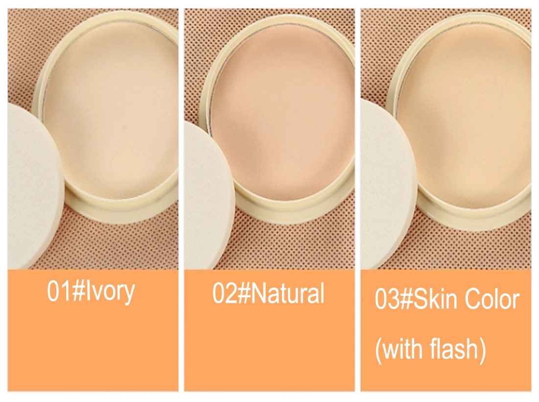 Pressed Powder Foundation Face Powder for Makeup