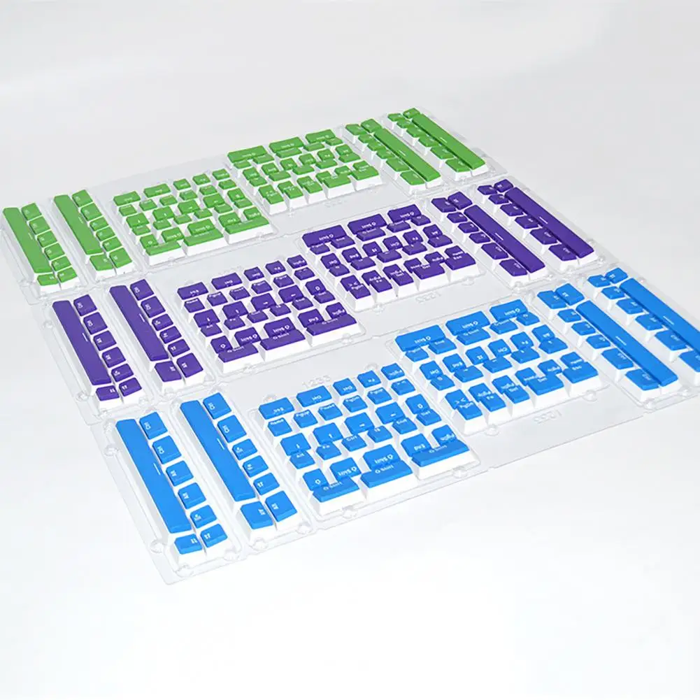 46 Keys Computer Keyboard Caps Reliable Long Lasting Clear Font