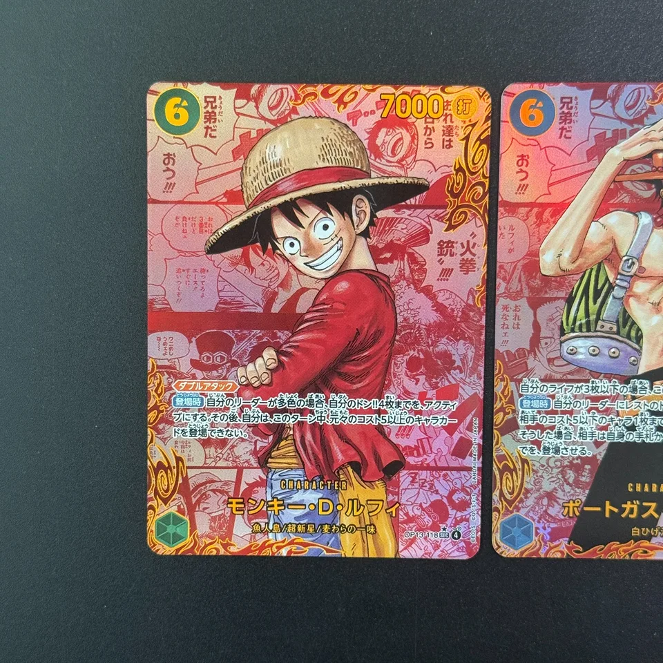 3Pack DIY 2025 One Piece Card OP13 Japanese Red Manga Alternate