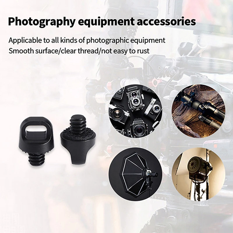 1/4 Inch Lanyard Schroef D Ring Handvat Schouderriem Mount Adapter Digitale Camera Photo Studio Accessoires Voor Slr Camera Statief