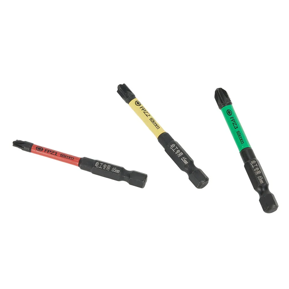 

65mm Screwdriver Bits Socket Panels Special Cross Screwdriver Bit 3pcs/set Air Switches Alloy Steel Circuit Breakers FPZ1