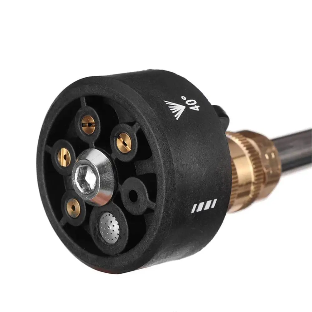 6 In 1 Car Wash Universal Nozzle Multi-function High Black Cleaner Gun Water Pressure Cordless Washer Parts 4
