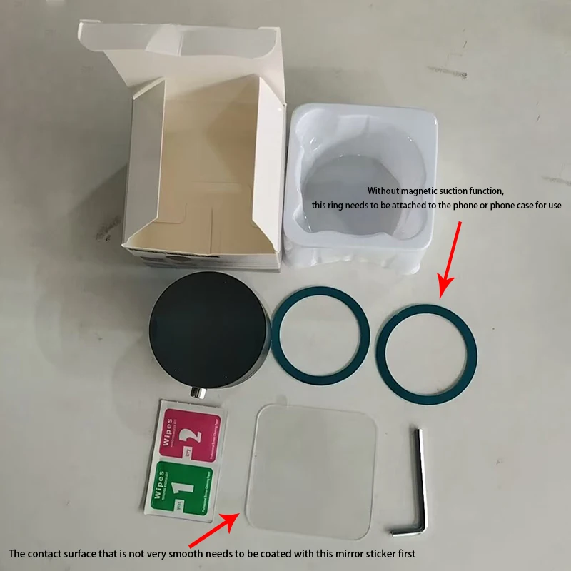 فراغ كوب شفط مغناطيسي للطي حامل دوار كوب شفط على ا...