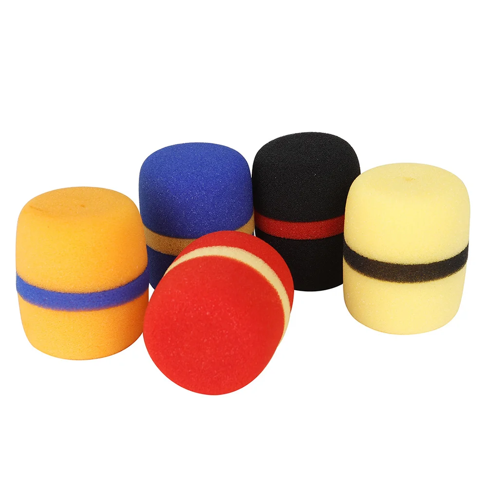 

5 Pcs Microphone Foam Cover Useful Accessory for Sponge Protective Protector Thickened