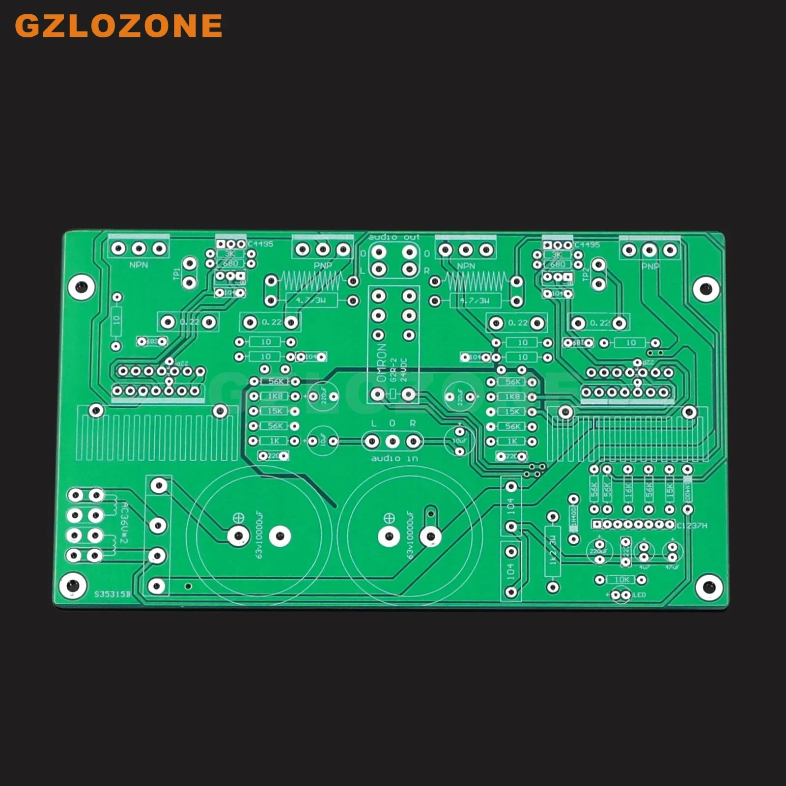 

Stereo UPC1342V+NJW0302G/NJW0281G Class AB Power amplifier Bare PCB 150W+150W