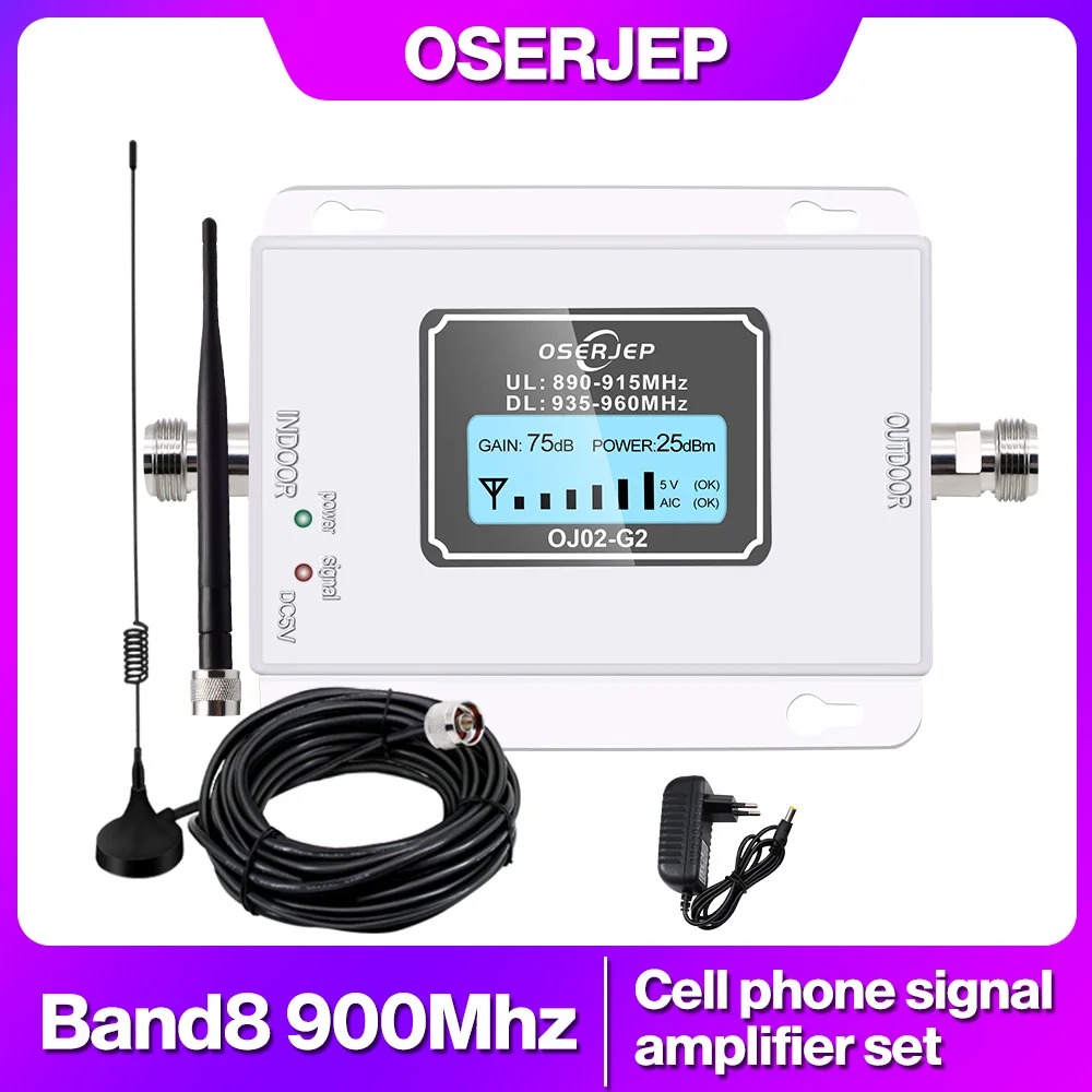 Повний комплект 850/900/1800/2100 МГц Підсилювач GSM 1800 2g 4g LTE Мобільний телефон Ретранслятор сигналу Підсилювач сигналу мобільного телефону