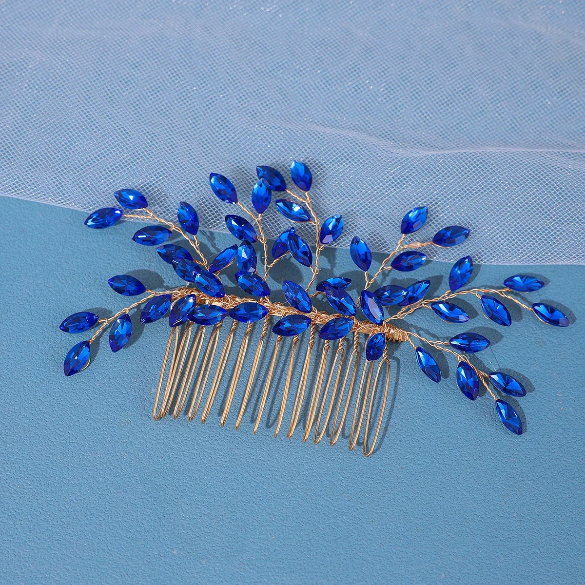 Luxury Crystal Hair Comb Clip Hairpin For Women Bride Rhinestone Bridal Wedding Hair Accessories Jewelry Comb Clip Hairpin Gift