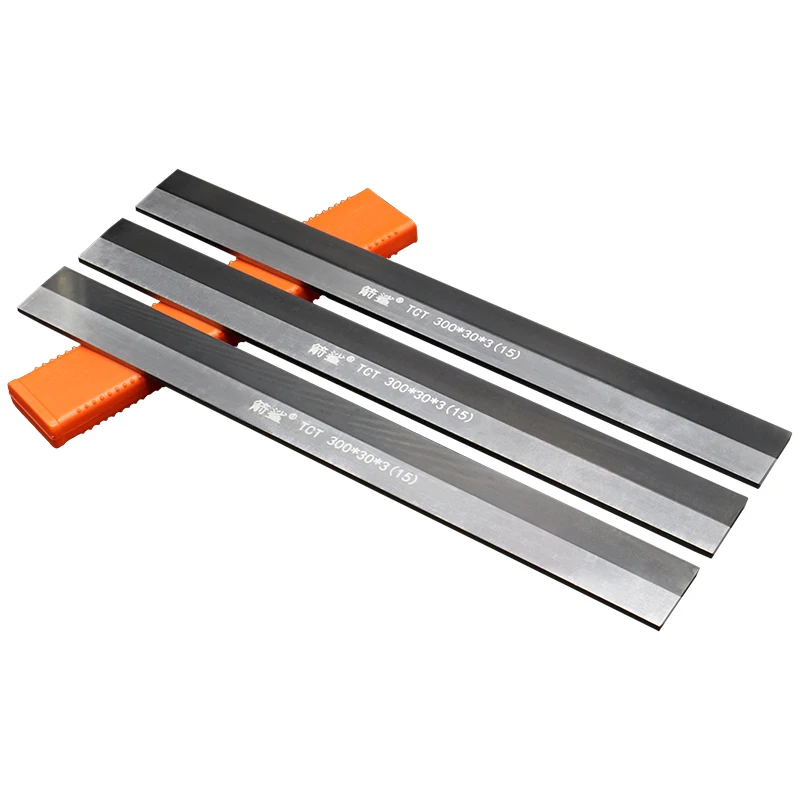 

30mm wide 40-510mm length tungsten carbide planing knife 12 16 20 inch jointer thickness hard wood chipper tct planer blades