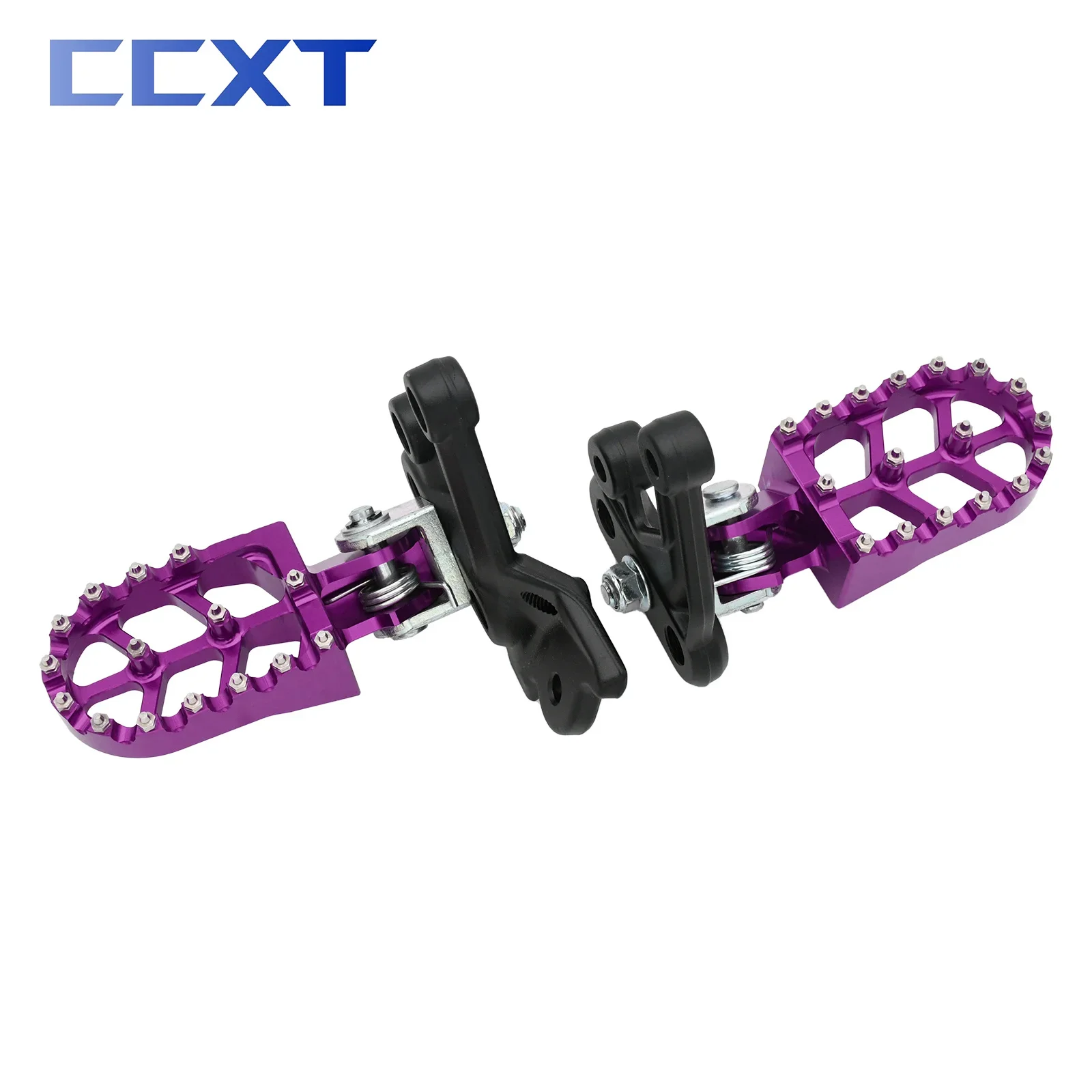 Motorcycle Accessories Motorcycle Footrests Motorcycle Foot Pedals Motorcycle CNC Foot Pegs Pedal Mounting Bracket Rests Pedals Retrofit Bracket for Surron Light Bee S X Electric Bike