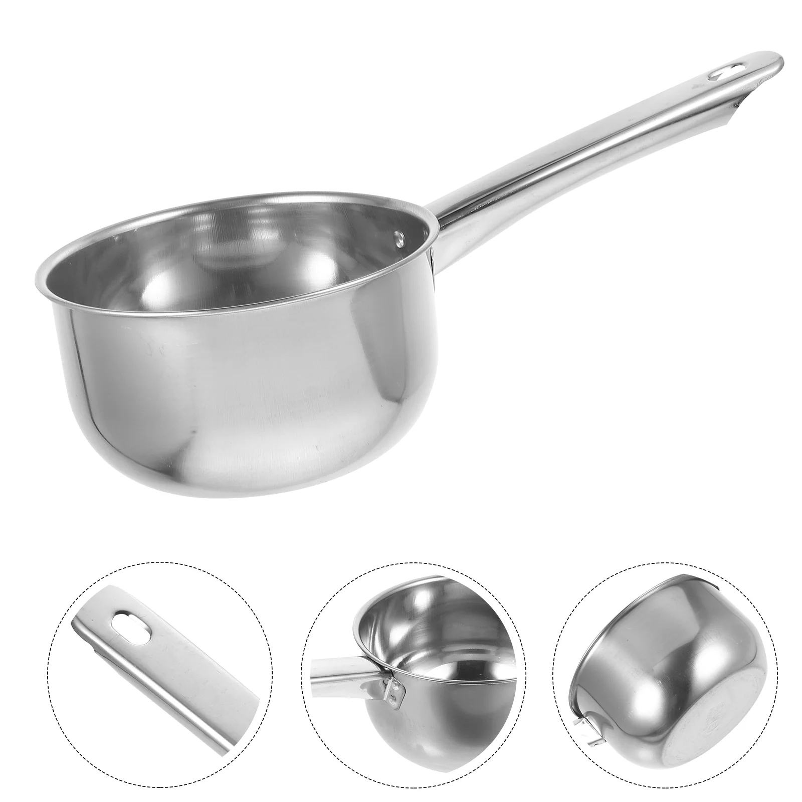Long Handle Stainless Steel Ladle Soup Spoon Water Scoop Kitchen Gadgets Pot Tools Household Water Ladle Dining Bar