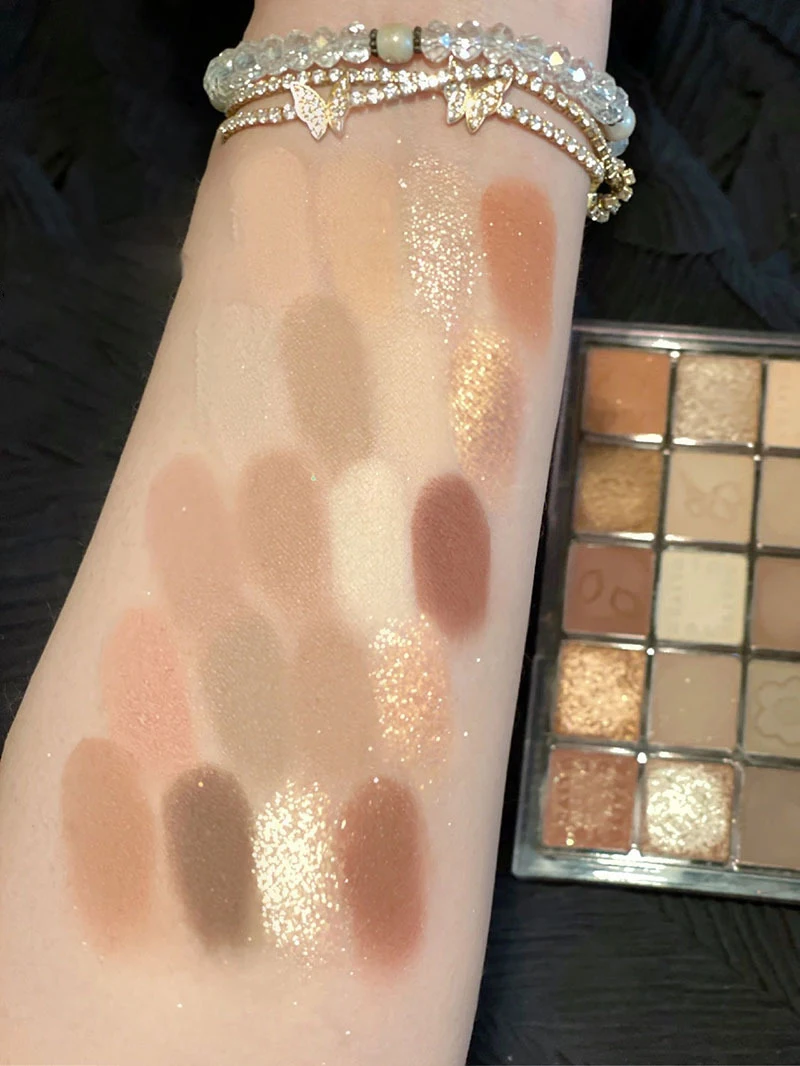 Paleta de sombras de ojos mate, maquillaje portátil de larga duración, resistente al agua, 20 colores