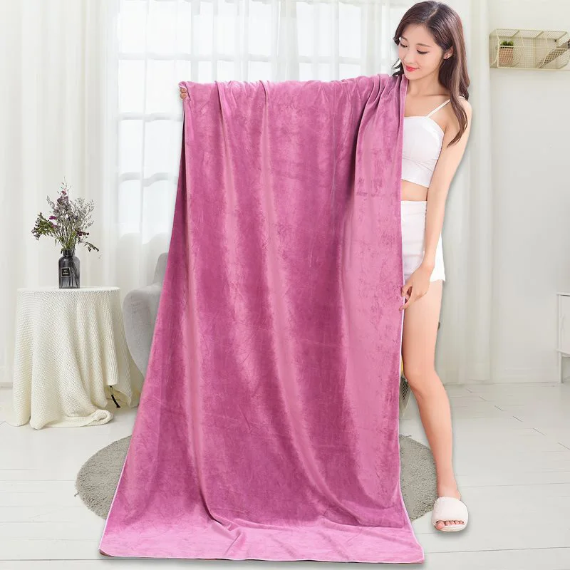Beauty salon large bath Towels For Home UsebathTowels for Adults Wholesalw Absorbent Soft body Wrapping and More 2