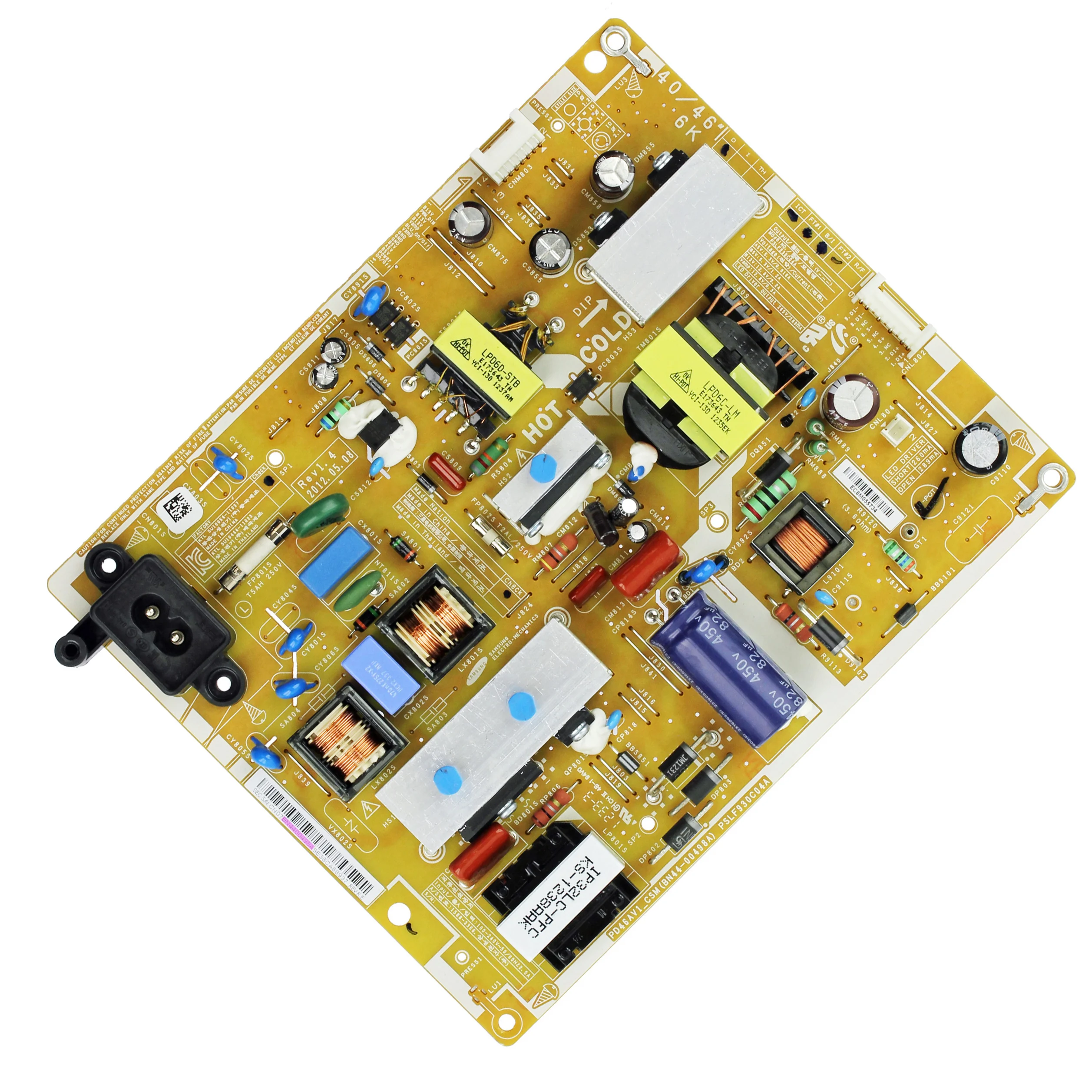 

BN44-00498A BN44-00498D PD46AV1_CSM Power Board for UE46EH5450W UE46EH5307K UE46EH5300W UE40EH5450W UE40EH5307K TV