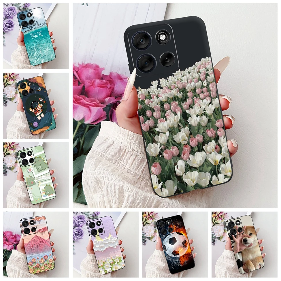 Cute Cartoon Cat & Butterfly Luxury Phone Case – Stylish Protection