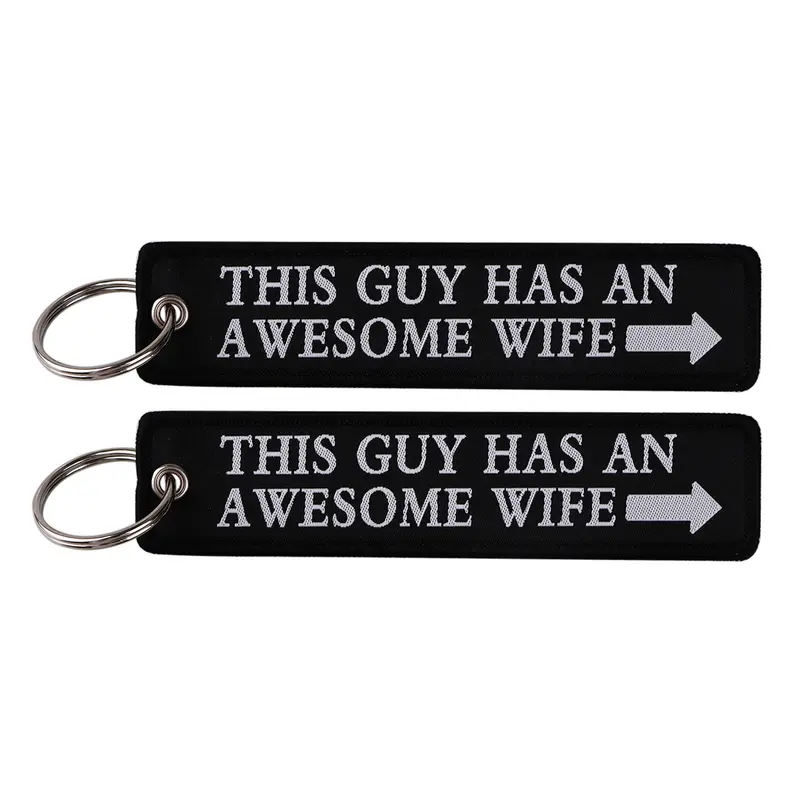 1pcs Computer Pop-up Window Quotes Embroidered Keys Tag Keychains For Motorcycles Backpack Fashion Key Ring Accessories Gifts - Image 45
