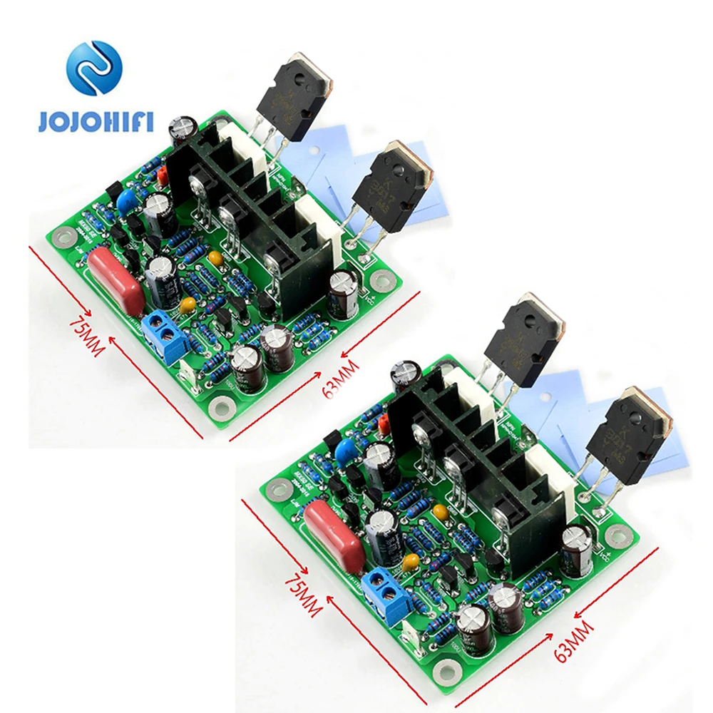 DIY KITS/Finished Board One Pair MX50 SE Dual Channel Power Amplifier Assembly Amplifiers Board Two Boards with insulation sheet one pair diy kits finished boards naim nap250 80w 8r dc 15v to dc 40v mod stereo channel amplifier amp board