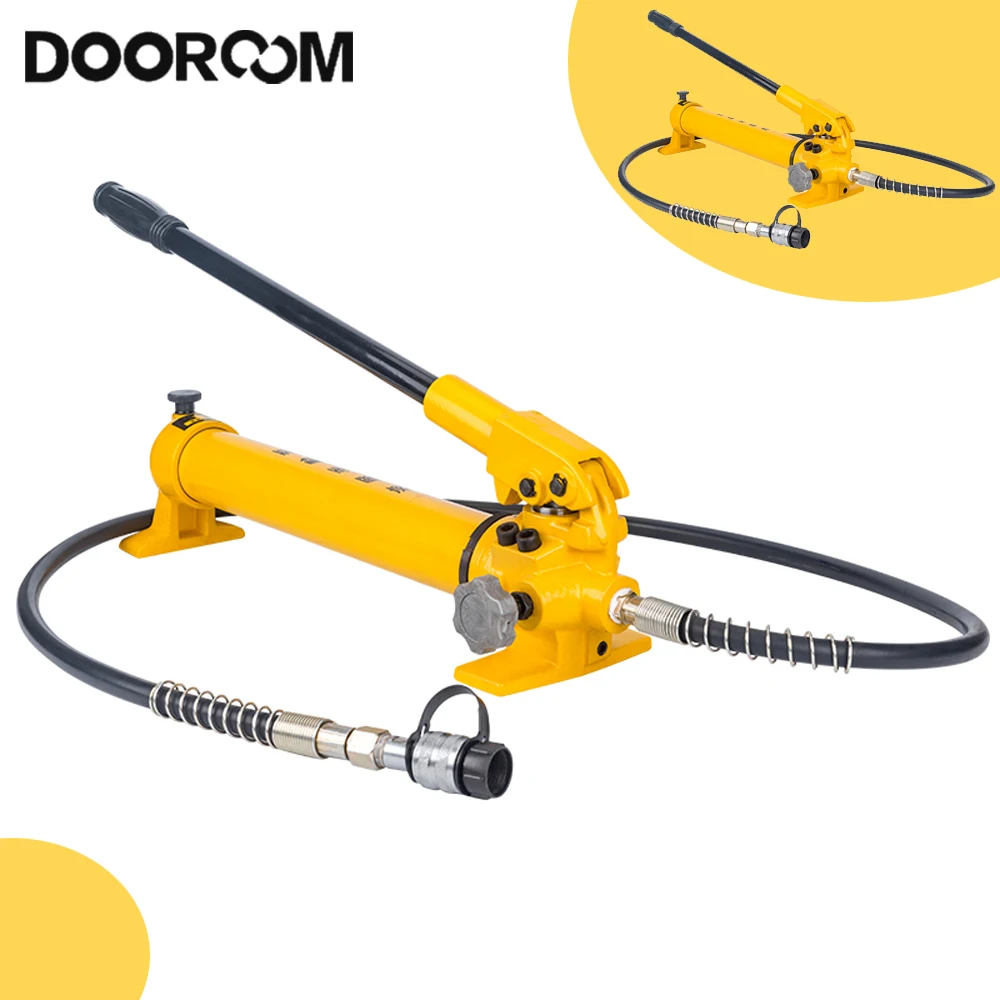 DOOROOM CP-700 Manual Hydraulic Pump Hose Crimper Hand Pressure Pump for Portable Split Hydraulic Clamp Crimping Tools  Press