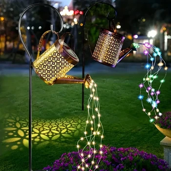 Solar Watering Can Lantern 1