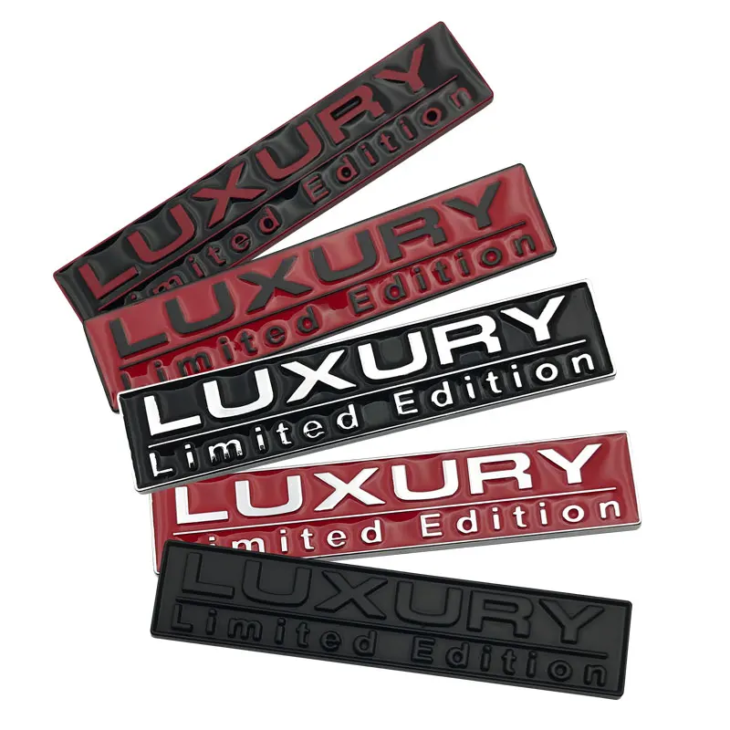 3D Metal Luxury Limited Edition Sticker Universal Car Stickers Car Body Emblem Badge Per Bmw Audi Honda Peugeot Benzs Dodge