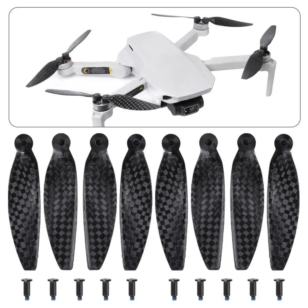 For DJI Mini 2 Propellers 4726F Carbon Fiber Lightweight Low Noise Prop Drone Accessories For DJI Mini 4K Drone Accessories drone spare parts