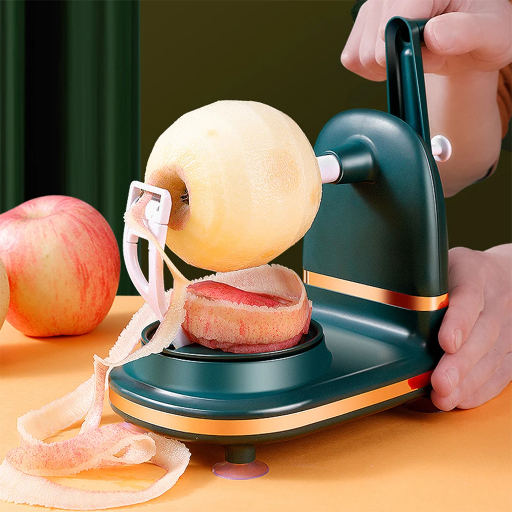 Hand cranked fruit peeler New Hand-cranked Manual Fruit Peeler Multifunctional Apple Pear Kitchen Peeler Slicing Tool With Spare Blades
