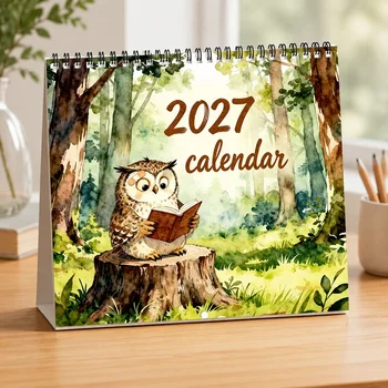 Calendario da parete Planner 2027 adatto sia per la casa che per l'ufficio, un ottimo regalo per Natale e Capodanno, dal design estetico