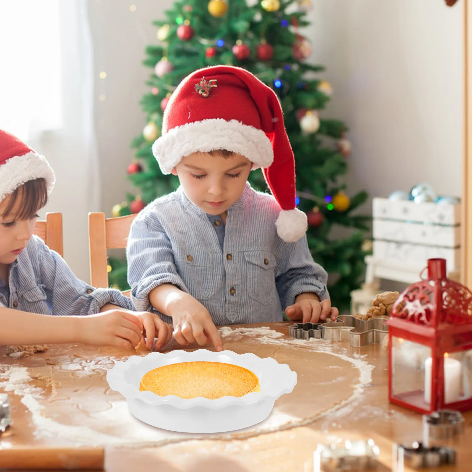 Round Ceramic Nonstick Pie Pan 5