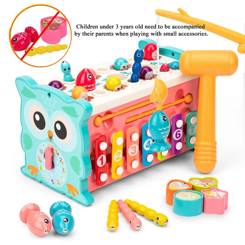 Montessori Baby Owl Activity Cube 2