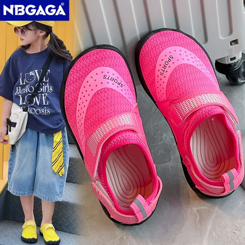 Children's Lightweight Non-Slip Aqua Shoes for Summer Beach & Outdoor Adventures