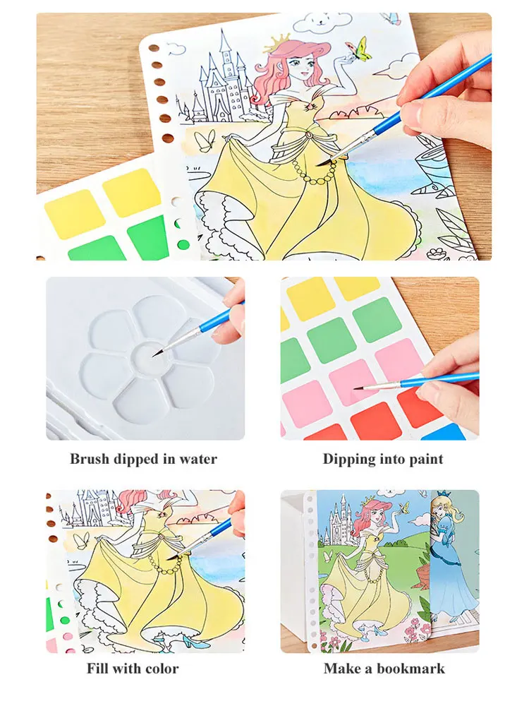 Kit DIY para Artesanato de Vestido de Princesa, Habilidade Motora