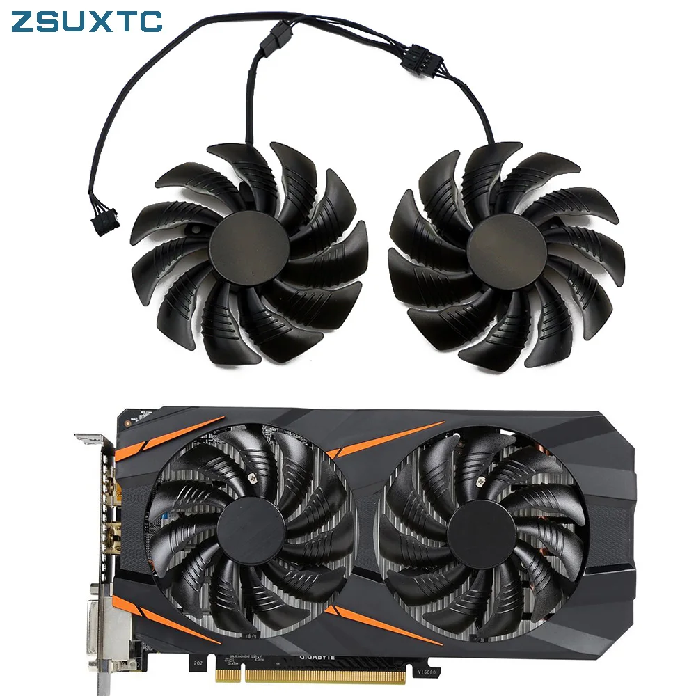 T129215Su Ventola Della Scheda Grafica Di Raffreddamento Gpu Da 88Mm Per Schede Redeon Aorus Rx 480 470 580 570 Gigabyte Rx570 Rx580 Aorus In Sostituz