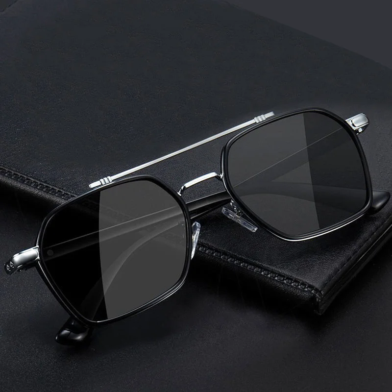 

New Square Sunglasses Man Brand Designer Classic Vintage Sun Glasses Male Fashion Mirror Traveling Driving Oculos De Sol