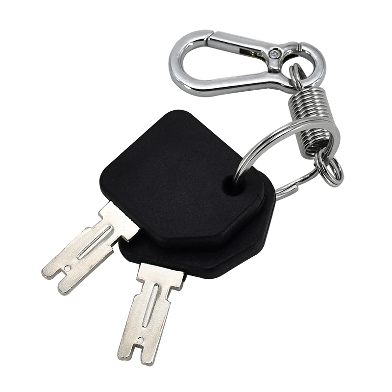 166 Forklift Ignition Keys Plastic Handle 186304 compatible with Caterpillar Cat Hyster Gradall Generic Clark Yale Komatsu