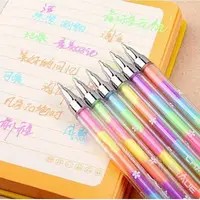 Rainbow Gel Pens 6 Colored Pastel Mixing of Colors Magic Pens for Adults Coloring Books Drawing Doodling Crafts Scrapbooks 2