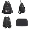 Three Colors Are Available Bag Original Chinese Style Embroidery Double Shoulder Back Nylon Backpacks Women's Designer Schoolbag 3