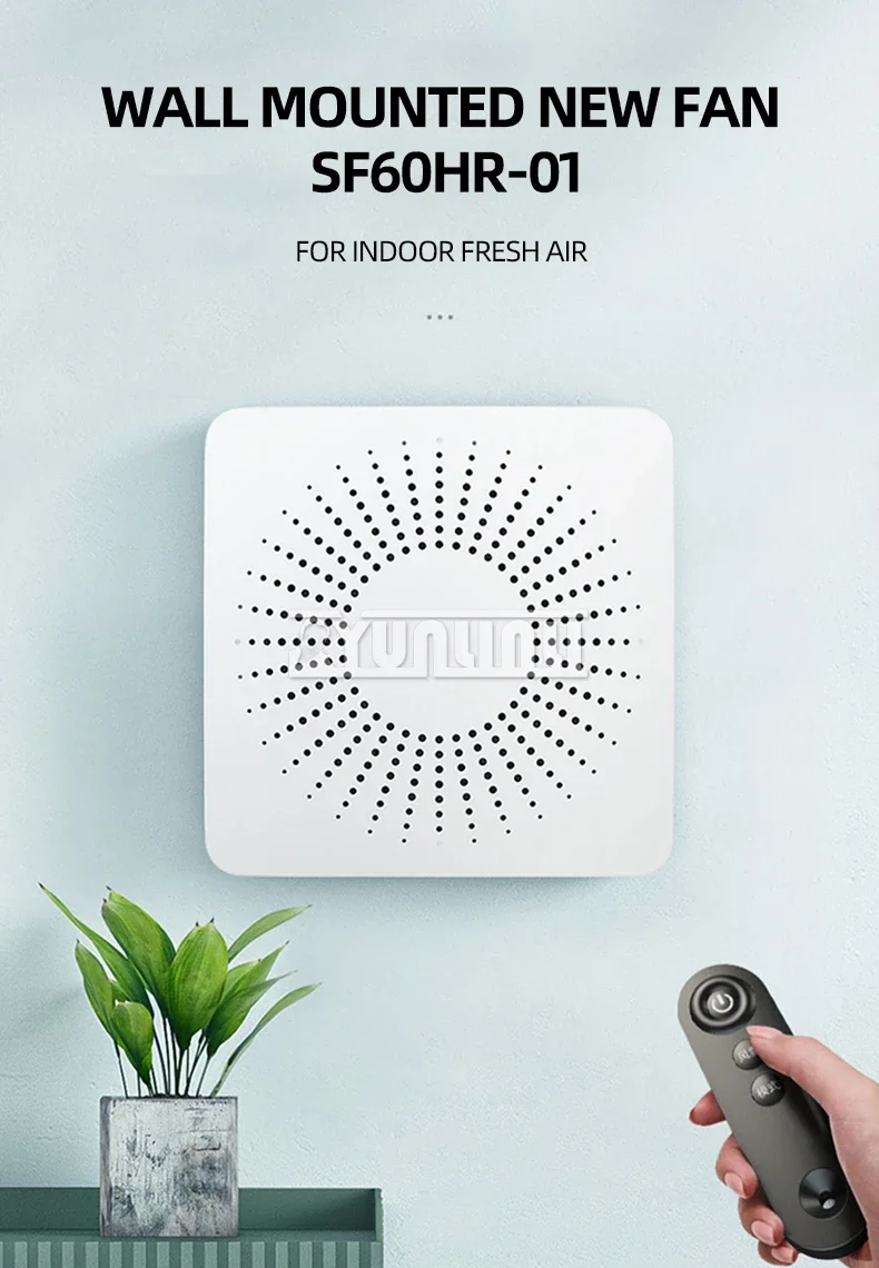 Description Picture 2 of itemWindow Type Fresh Air Fan Household Two-way Flow Wall Window Fresh Air Ventilator Outdoor Air System