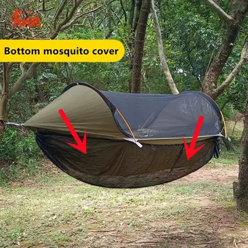 Moustiquaire Portable pour voyageur, pour hamac, rideau multifonctionnel en maille anti-moustiques pour Camping en plein air, lits de Suspension 1