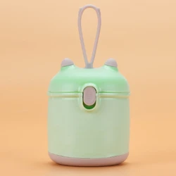 Caja portátil de almacenamiento de leche en polvo para bebé, contenedor de aperitivos, sin BPA
