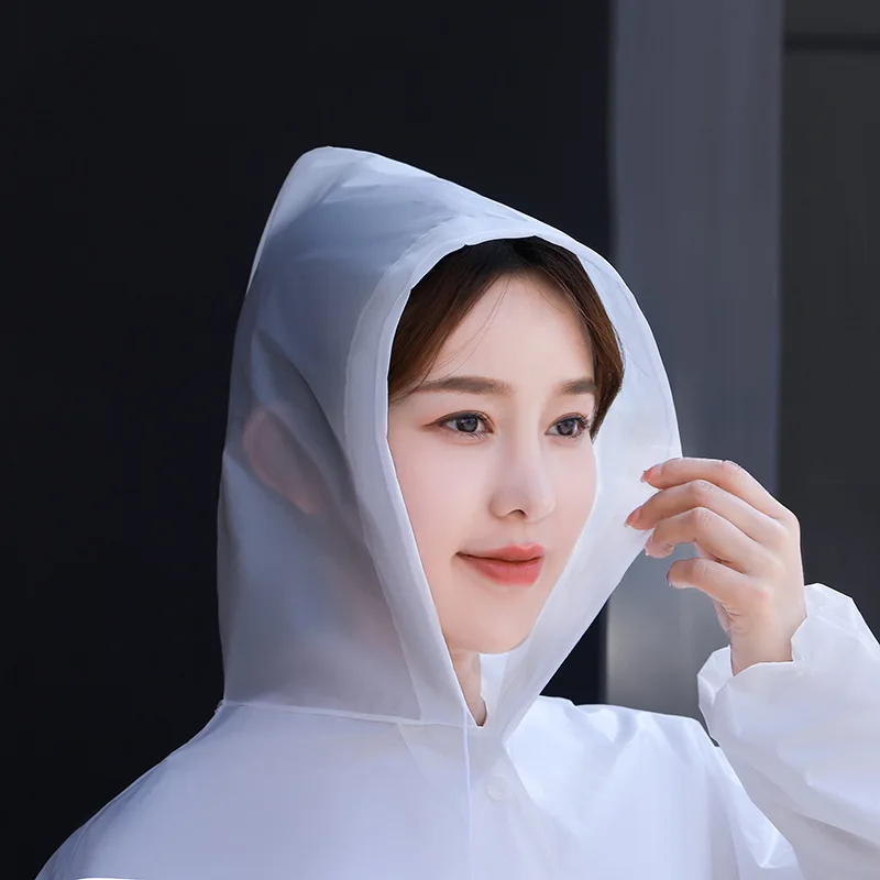 두꺼운 성인 유니섹스 비옷, 일회용 비옷, 야외 관광 하이킹, EVA 경량 비옷, 1 개