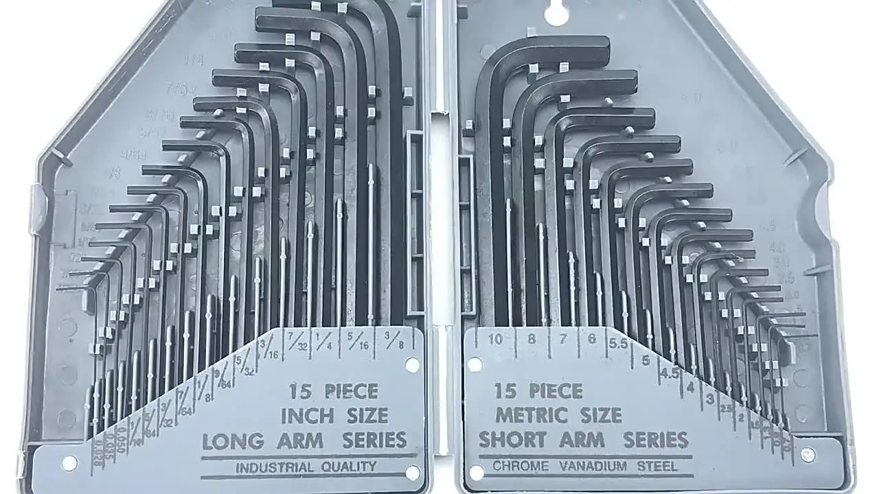 プレミアム六角レンチセット,30個,0.028〜3/8インチ,l形状の品揃え