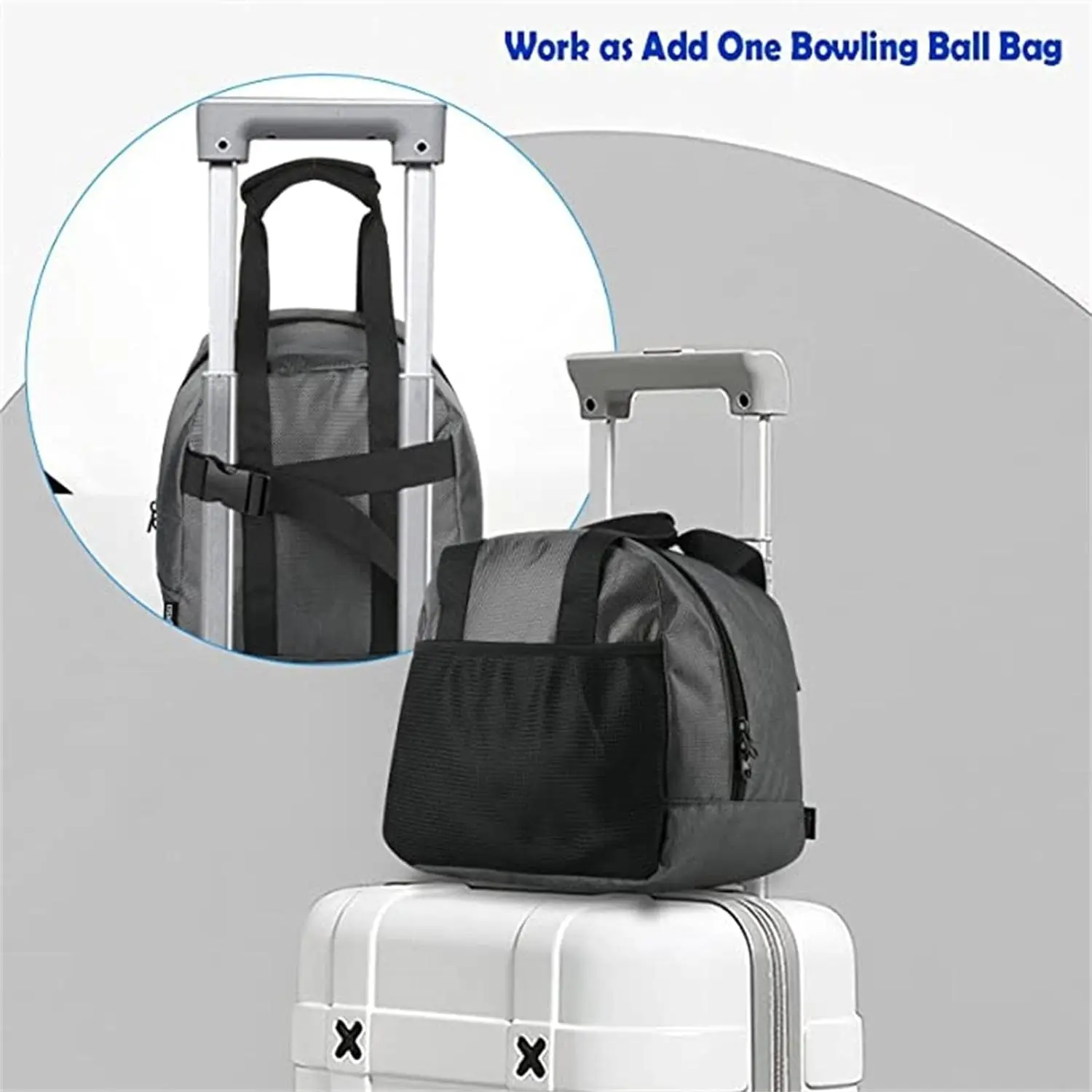 New Bowling Bag With Padded Ball Holder Portable Bowling Tote Bag Packs Accessories Holder Gift
