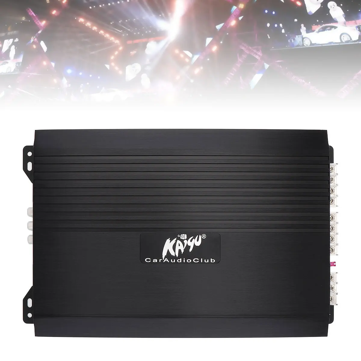 Kaiyu 1700W 12V Universal Class AB Digital 4 Channel Aluminum Alloy
