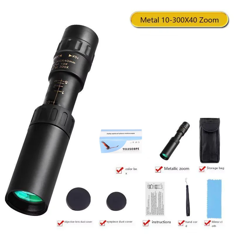 main image of 10-300X40 HD Monocular Telescope