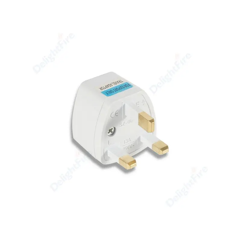 Universal Plug Adapter for UK, Singapore, and Malaysia - European/US/AU to British Power Converter for Travelers