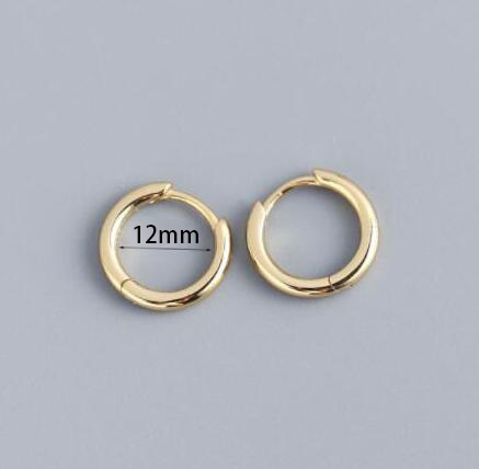 Quality Stainless Steel Gold Geometric Small Hoop Earrings for Women Punk Hip-Hop Drop Earrings 2022 Trend Fashion Jewelry
