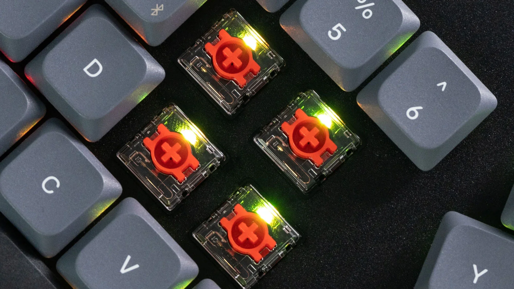 Keychron-low Profile Switch Grupo Teclado Mecânico 110 Pcs - Imagem 2