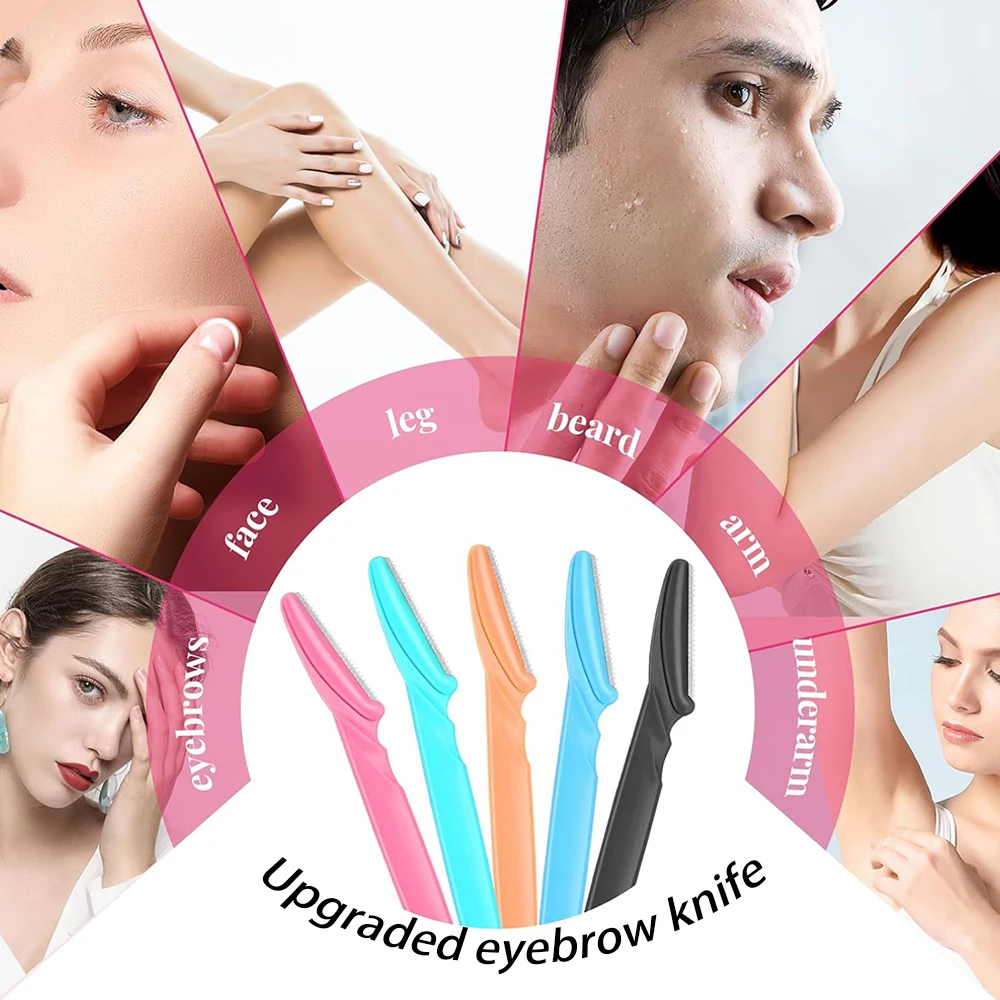 Multipurpose Eyebrow Trimmer Face Razors For Women And Men 16PCS Eyebrow Razor Facial Hair Removal Tool Dermaplaning Tools