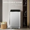 15.6lbs Full-Automatic Washing Machine, Portable Laundry Washer with Drain Pump, 10 Programs 8 Water Levels with LED Display 6