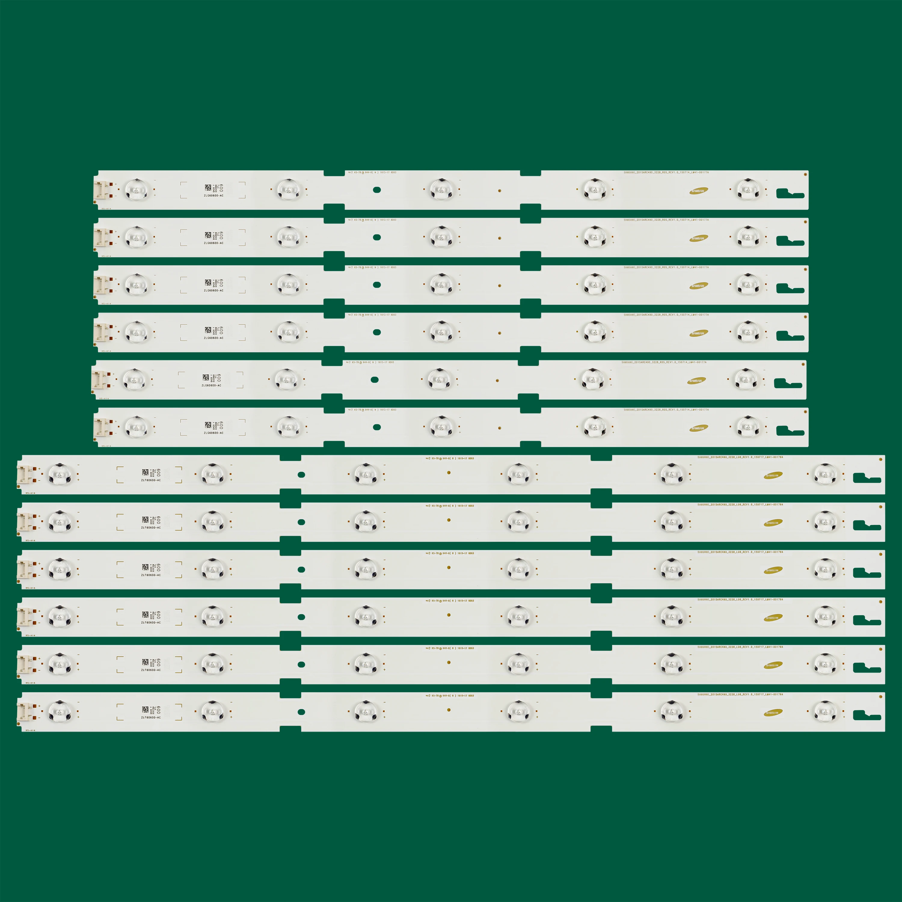GRUNDIG 전용 LED 스트립, 49VLE5523BG 49GFB6623 49VLE6523BL 49LENZA6627 49VLE6565BL LM41-00177A 00176A IC-B-HWCR49D640L HW
