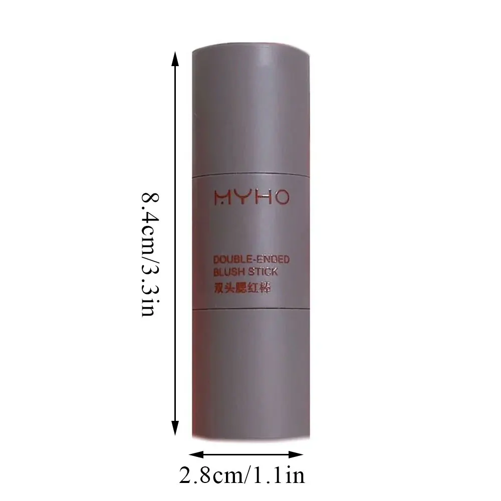 Blush Stick Double-ended Expansive Color Natural Long Lasting Matte Makeup Monochrome Creamy Rouge Blush Stick 6